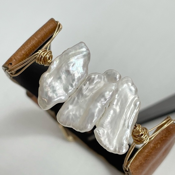 Biwa pearl bracelet - Picture 3 of 6